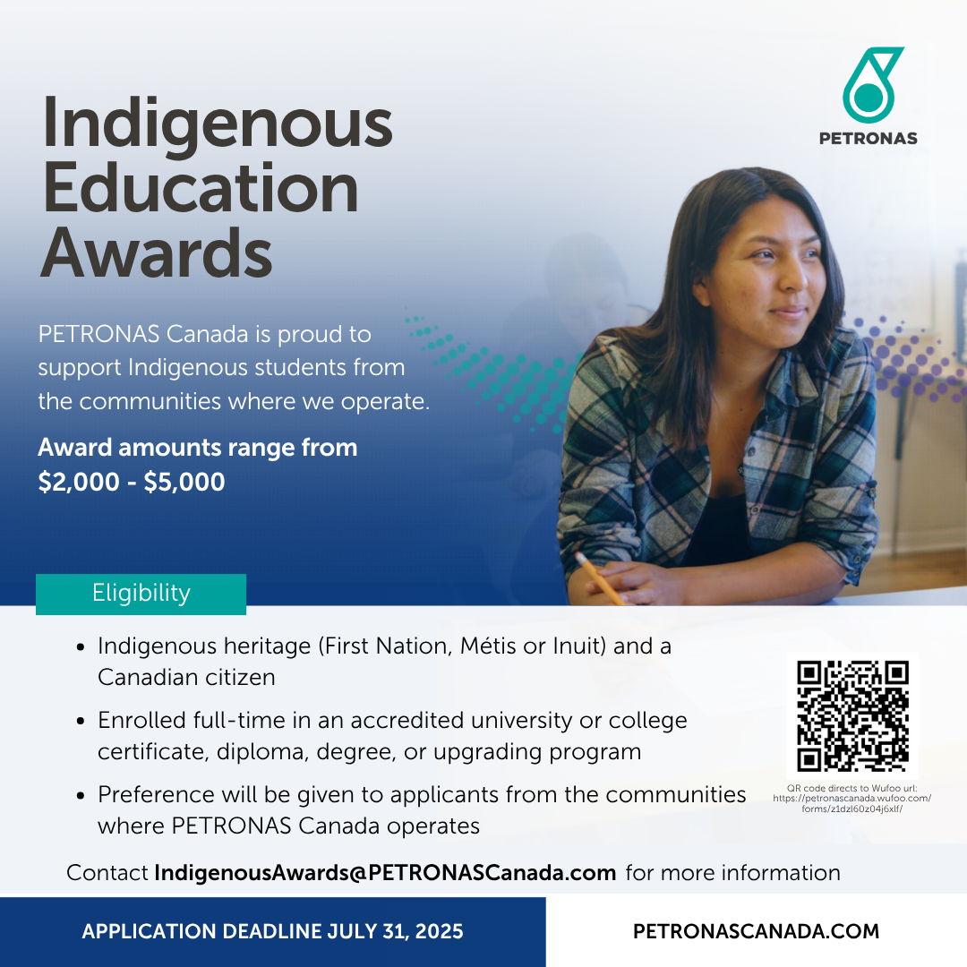 PETRONAS Canada introduces Indigenous Education Awards Program